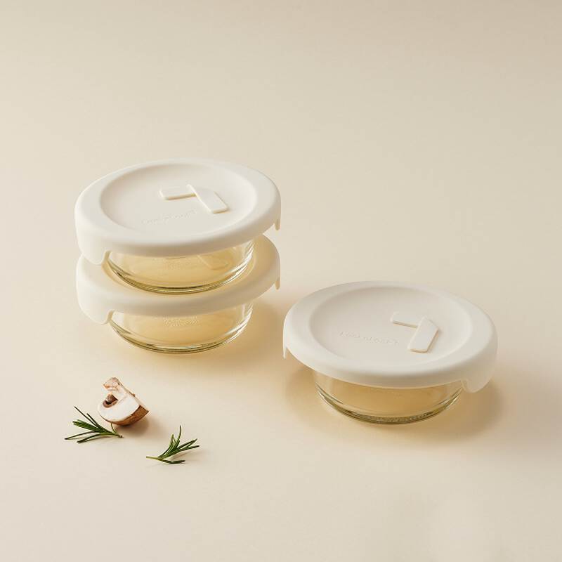 Bộ 3 Hộp thủy tinh đựng thức ăn LocknLock Easy meal glass container LLG301S3 250ml*3 / LLG302S3 355ml*3 image number null